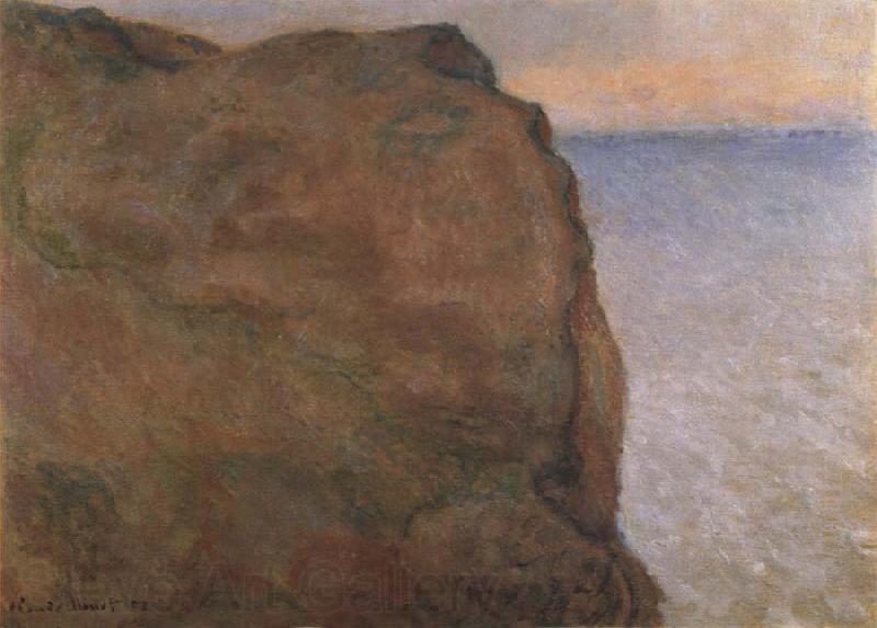Claude Monet The Cliff Le Petit Ailly,Varengeville Norge oil painting art